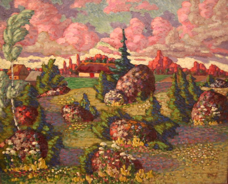 landscape with rocks